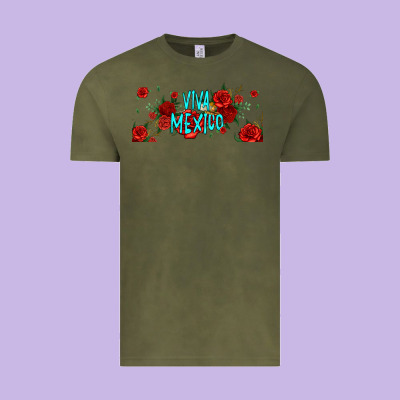 Viva Mexico Long Live Mexico Vintage Tee Designed By Jasminsmagicworld