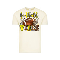 Vintage Arctic Football vibes yellow and black team color Vintage Tee - HowdyJamesFarm