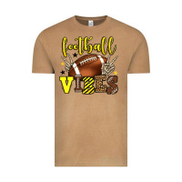 Vintage Camel Football vibes yellow and black team color Vintage Tee - HowdyJamesFarm