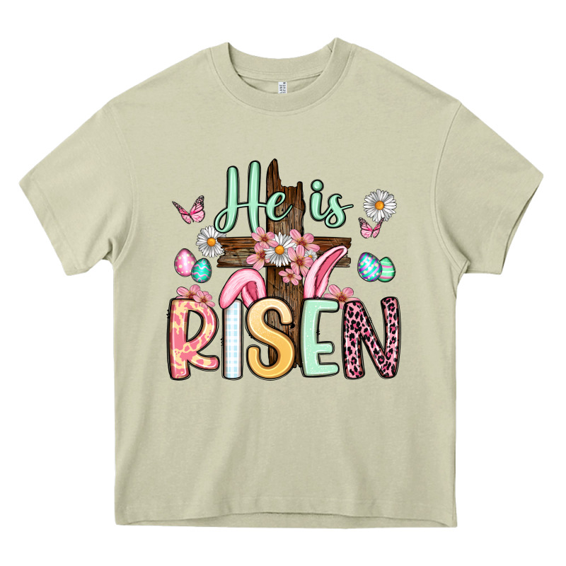 He Is Risen Heavy Core Tee by Artiststas | Teevron