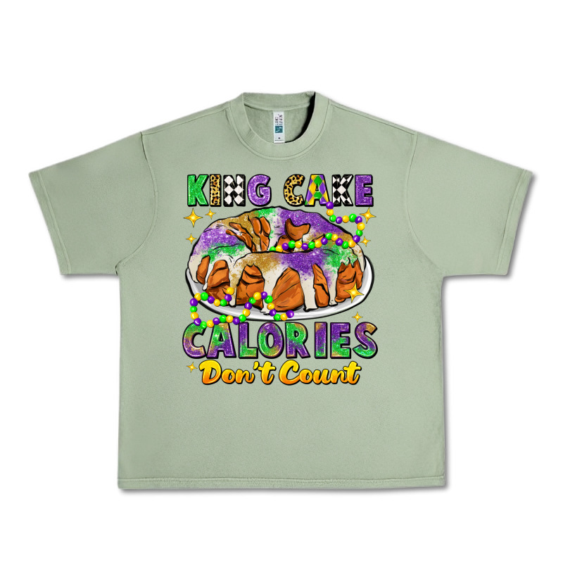 King Cake Calories Dont Count Mardi Gras Urban Heavy Tee by CowGirlArtShop | Teevron