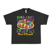 Pigment Black king cake calories dont count mardi gras Urban Heavy Tee - CowGirlArtShop