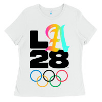 White 2028 summer olympics Ladies Tee - FloraArt