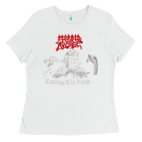 White Morbid Angel, Morbid Angel vintage, Morbid Angel art, Morbid Angel pai Ladies Tee - FloraArt