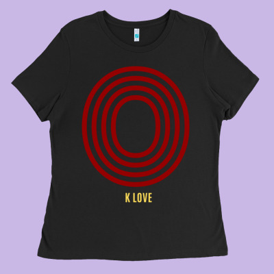 K Love 0 Ladies Tee Designed By Floraart