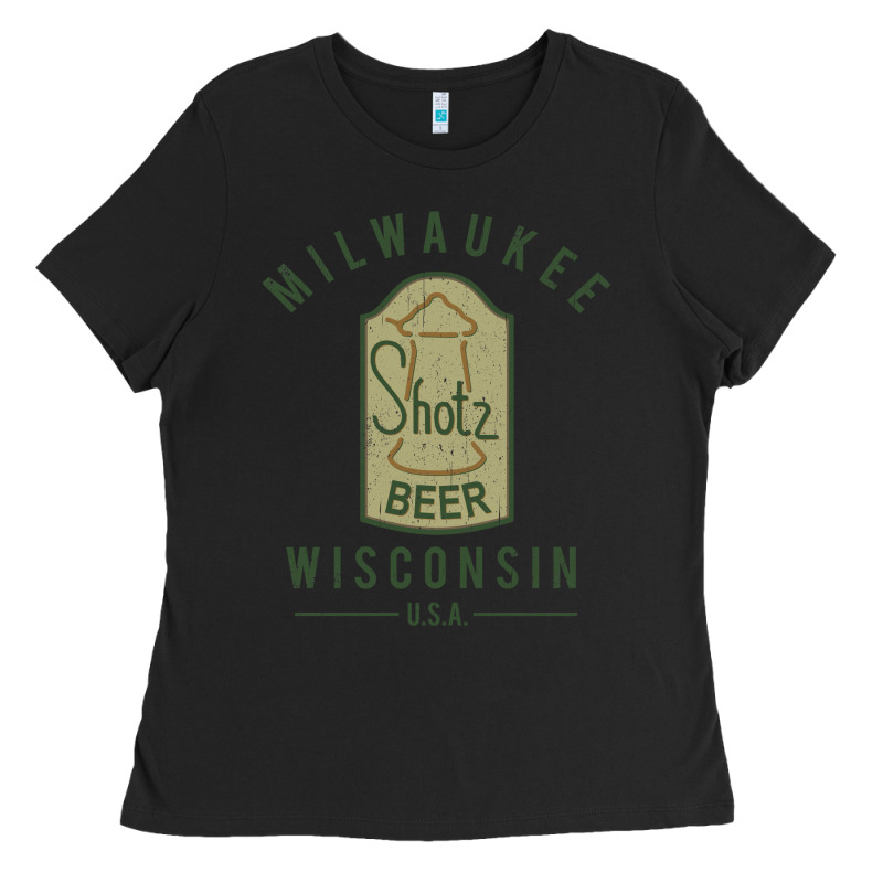 Shotz Beer Worn Ladies Tee by FloraArt | Teevron