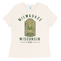Bone shotz beer worn Ladies Tee - FloraArt