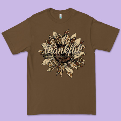 Thankful Sunflower Premium Tee Designed By Bettercallsaul