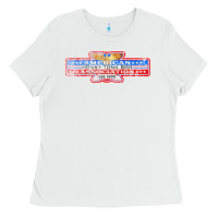 White the american honky tonk bar association, distressed   garth brooks Ladies Tee - FloraArt