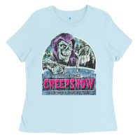 Baby Blue creepshow 1 Ladies Tee - FloraArt