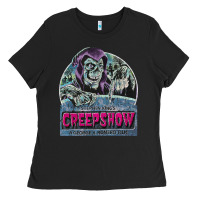 Black creepshow 1 Ladies Tee - FloraArt