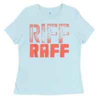 Baby Blue riff raff, retro, punk, grunge. shabby style t shi Ladies Tee - FloraArt