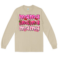 Mushroom Mama mama mama mother's day Long Sleeve Tee - HowdyJamesFarm
