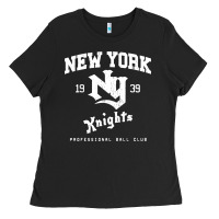 The Natural Ny New York Knights Baseball Ladies Tee | Teevron