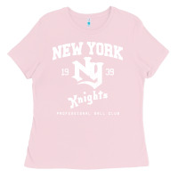 Bubblegum Pink the natural ny new york knights baseball Ladies Tee - FloraArt