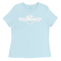 Baby Blue legs diamond Ladies Tee - FloraArt