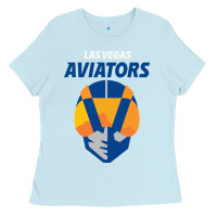 Baby Blue las vegas aviators Ladies Tee - FloraArt