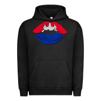 Pigment Black cambodian flag lips Urban Hoodie - AdoDesignShop