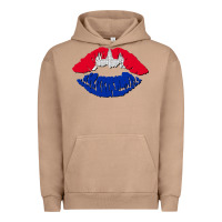 Pigment Burro cambodian flag lips Urban Hoodie - AdoDesignShop