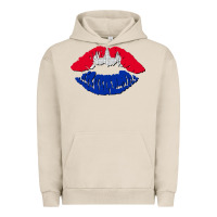 Pigment French Oak cambodian flag lips Urban Hoodie - AdoDesignShop