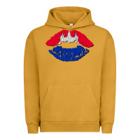Pigment Peanut Butter cambodian flag lips Urban Hoodie - AdoDesignShop