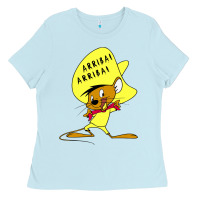 Baby Blue speedy gonzales arriba Ladies Tee - FloraArt