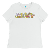 White Snow White And The Seven Dwarfs Marching In Line Ladies Tee - FloraArt