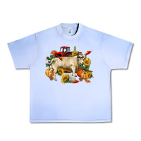 Grape Ice Fall charolais bull Urban Heavy Tee - RanaPortraitStore