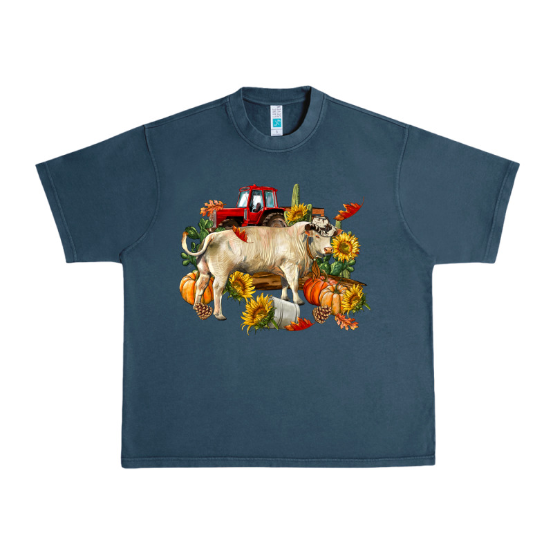 Fall Charolais Bull Urban Heavy Tee by RanaPortraitStore | Teevron