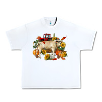 White Fall charolais bull Urban Heavy Tee - RanaPortraitStore