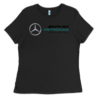 Black formula one team Ladies Tee - FloraArt