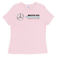 Bubblegum Pink formula one team Ladies Tee - FloraArt