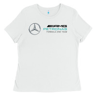 White formula one team Ladies Tee - FloraArt