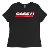 Black case-ih Ladies Tee - FloraArt
