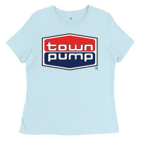 Baby Blue town pump Ladies Tee - FloraArt