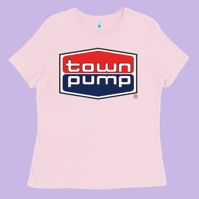 Town Pump Ladies Tee Designed By Floraart