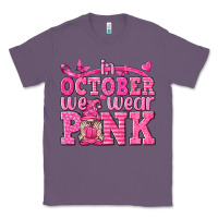 Lavender In October We Wear Pink with Gnome Classic Tee - texasbilliewilder
