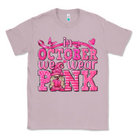 Lilac In October We Wear Pink with Gnome Classic Tee - texasbilliewilder