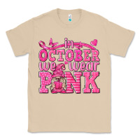 Mushroom In October We Wear Pink with Gnome Classic Tee - texasbilliewilder