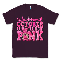 Plum In October We Wear Pink with Gnome Classic Tee - texasbilliewilder