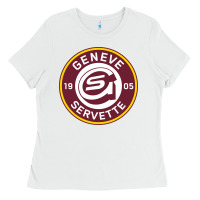 White the genève servette,hc,football Ladies Tee - FloraArt