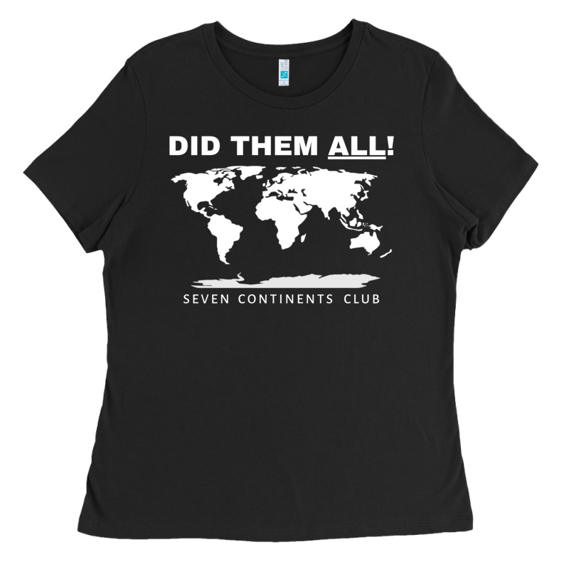 Seven Continents Shirt Ladies Tee by FloraArt | Teevron