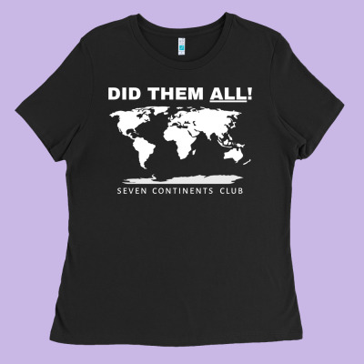Seven Continents Shirt Ladies Tee Designed By Floraart