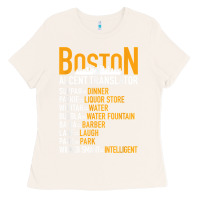 Bone wicked smaht boston accent translator bostonians gifts shirt Ladies Tee - FloraArt