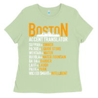 Matcha wicked smaht boston accent translator bostonians gifts shirt Ladies Tee - FloraArt