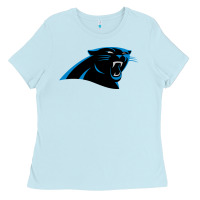 Baby Blue thesportcarolinapantherslogo Ladies Tee - FloraArt