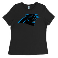 Black thesportcarolinapantherslogo Ladies Tee - FloraArt
