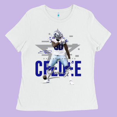Ceedee Lamb Ladies Tee Designed By Floraart