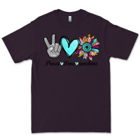 Plum Peace Love Sunshine Premium Tee - Bettercallsaul