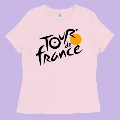 Tour De France Cycling Ladies Tee Designed By Artmosaic